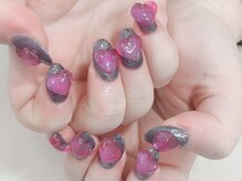 パリュール ローズ西新宿店(Parure)/マグネットネイル6900円