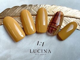 Hー12 新作秋ネイル