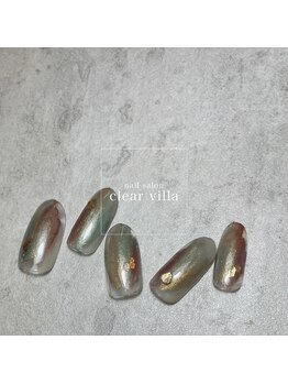 ネイルサロンクリアヴィラ(nail salon clear villa)/trend designコース￥8990