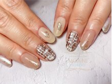 モアニ ヒロオ 渋谷店(MOANI Hiroo)/可愛いツイードネイル