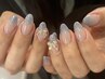 グラデーションネイル　￥8900 →
