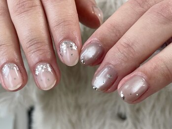 ウヌ(unu)の写真/【朝9時から営業☆】定額メニューご用意あり！ニュアンス、韓国デザイン、オフィスシンプルネイルも◎