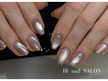 ハイネイル 池袋(Hi nail)/マグネット＋スキニーフレンチ
