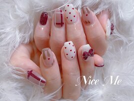 ホワイトデーネイル♪