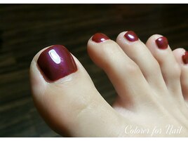 シンプルフットネイル