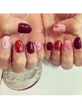 ジスト 豊中店(JIST)/赤ニュアンス