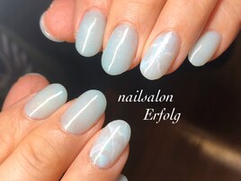 シャーベットカラーフラワーnail