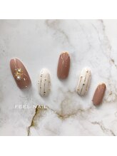 フィールネイル 天神橋店(feel nail)/メタリック/ピスタチオ/ボルドー