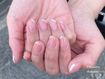 トータルビューティー パッション 茨木(Total Beauty Passion)/変形フレンチネイル