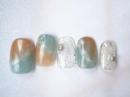 サマーニュアンスネイル