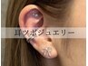 大流行★耳つぼジュエリー◇両耳12粒シンプルコース　3,200yen
