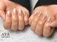 アヤ(AYA)の写真/シンプルからこだわりトレンドデザインなど幅広くご用意!お仕事で派手なネイルが出来ない方にもオススメ♪