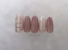 ネイル ドゥ 岡山駅前店(Nail Doux)/フラッシュミラーアートネイル