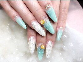 スカルプ お花デザイン