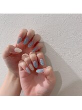 アンダーバーホワイトプラス 南海難波店(_WHITE+)/キラキラネイル