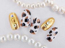 ティアリーネイル コレットマーレ店(Tiary Nail)/牛柄ミラーネイル