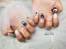 シュガーネイル(sugar nail)/ぷっくり個性派ネイル