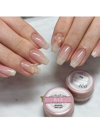 花びらネイル