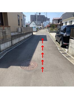 フワリ(Fuwari)/サロン駐車場へのご案内-4