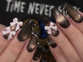 マグネットリボンピアス