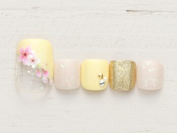 ノーネイル 吉祥寺(NO NAIL KICHIJOJI)/桜フレンチ　￥4990
