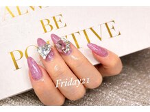 フライデートゥエンティーワン(Friday 21)/ワンカラー＋パーツデザイン