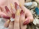 ラメグラデーションスカルプ☆