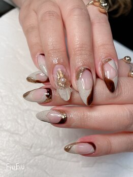 シュシュ(Chou chou)/ぷっくりフラワー