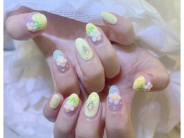 3Dフラワーネイル