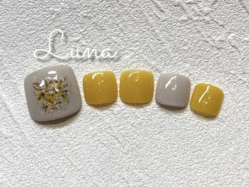 ネイルアンドまつ毛エクステ ルーナ イオンモール東久留米店/フット定額8900円