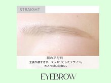 エノワ アイラッシュ 浦和東口(enowa)/細め平行眉