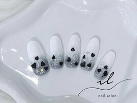 逆グラデーション×ハートホロ