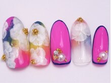 ネイリックス 栄ガスビル(NAILX)/存在感大!!フラワー