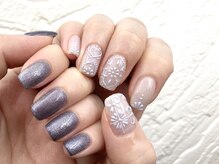 ミネルバネイル(MINERVA nail)/マグネット×タイルアート