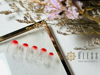 ネイルアンドアイラッシュ ブレス エスパル山形本店(BLESS)/グラデーションに飽きたらこれ！