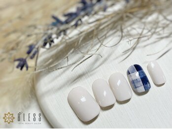 ブレス 仙台駅前本店(BLESS)/デニムブルーのマドラスチェック