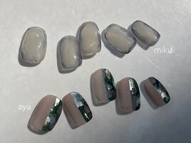 凹凸ネイル/ニュアンスネイル
