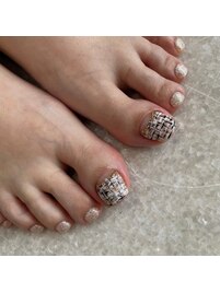 大人気☆フット親指アート