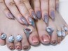 《HAND＆FOOT》手元も足元もオシャレに♪200色から選べるワンカラー￥10,500