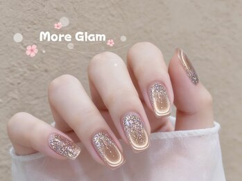 モアグラム 池袋東口店(More Glam)/フラッシュ+カラーグラ/フレンチ