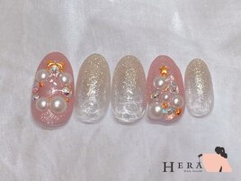 クリスマス　リーフ　キラキラ