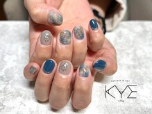 キーバイマグ(KYE by Mag)/天然石風ネイル×ミラー