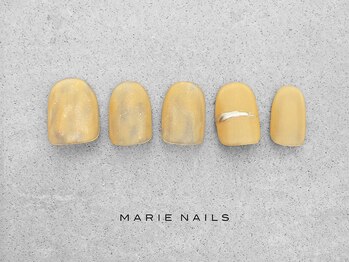 マリーネイルズ 近鉄あべのハルカス店(MARIE NAILS)/新規様6000円 イエロー 0901a