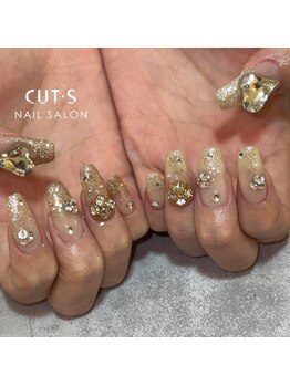 カッツ エステティックサロン 元町(CUT S)/ラメ × パーツ