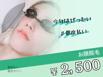 ミンティー 橿原店/都度払い脱毛/かお脱毛