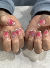 コウメ(KOUME)/桜チークネイル