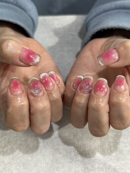 コウメ(KOUME)/桜チークネイル