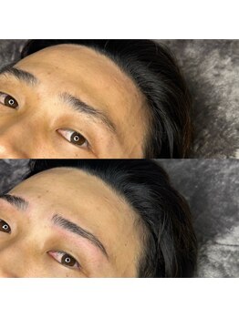 ボスブロウ 大垣店(BOSS BROW)/【メンズ眉毛】before after