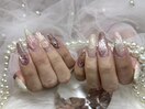 【Miyu】パステルシェルネイル