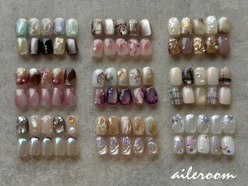 エールルーム 中目黒(aileroom)の写真/22時まで営業◆ファッション感度の優れたニュアンスアートが大人気♪褒められネイルを楽しむならaileroomへ